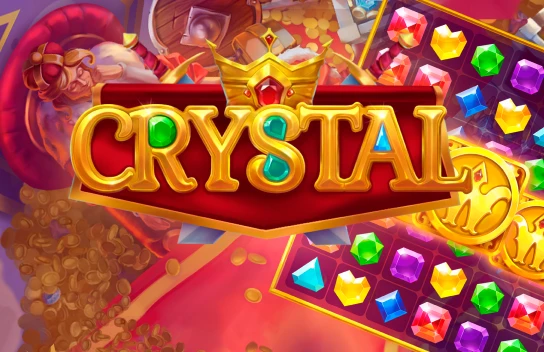 Crystal match-three game
