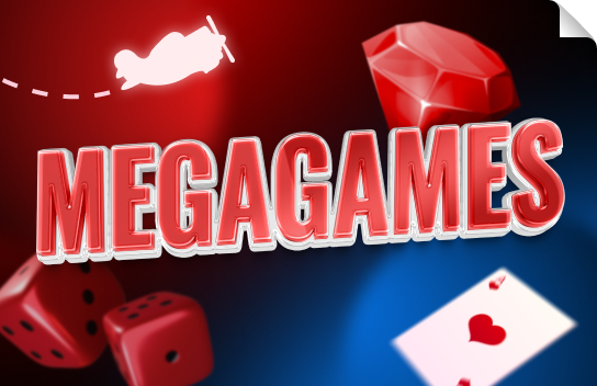 MegaGames in-house games section