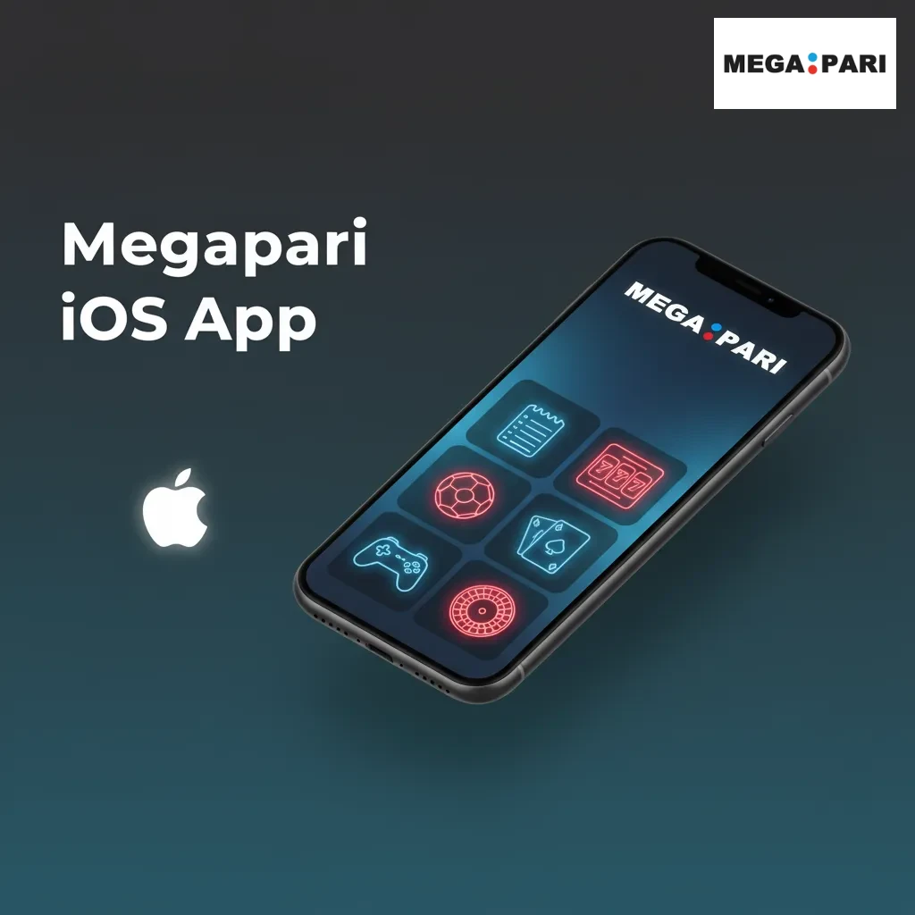 Megapari iOS app screens on iPhone and iPad: sports betting, casino, and payment management (iOS 12+)