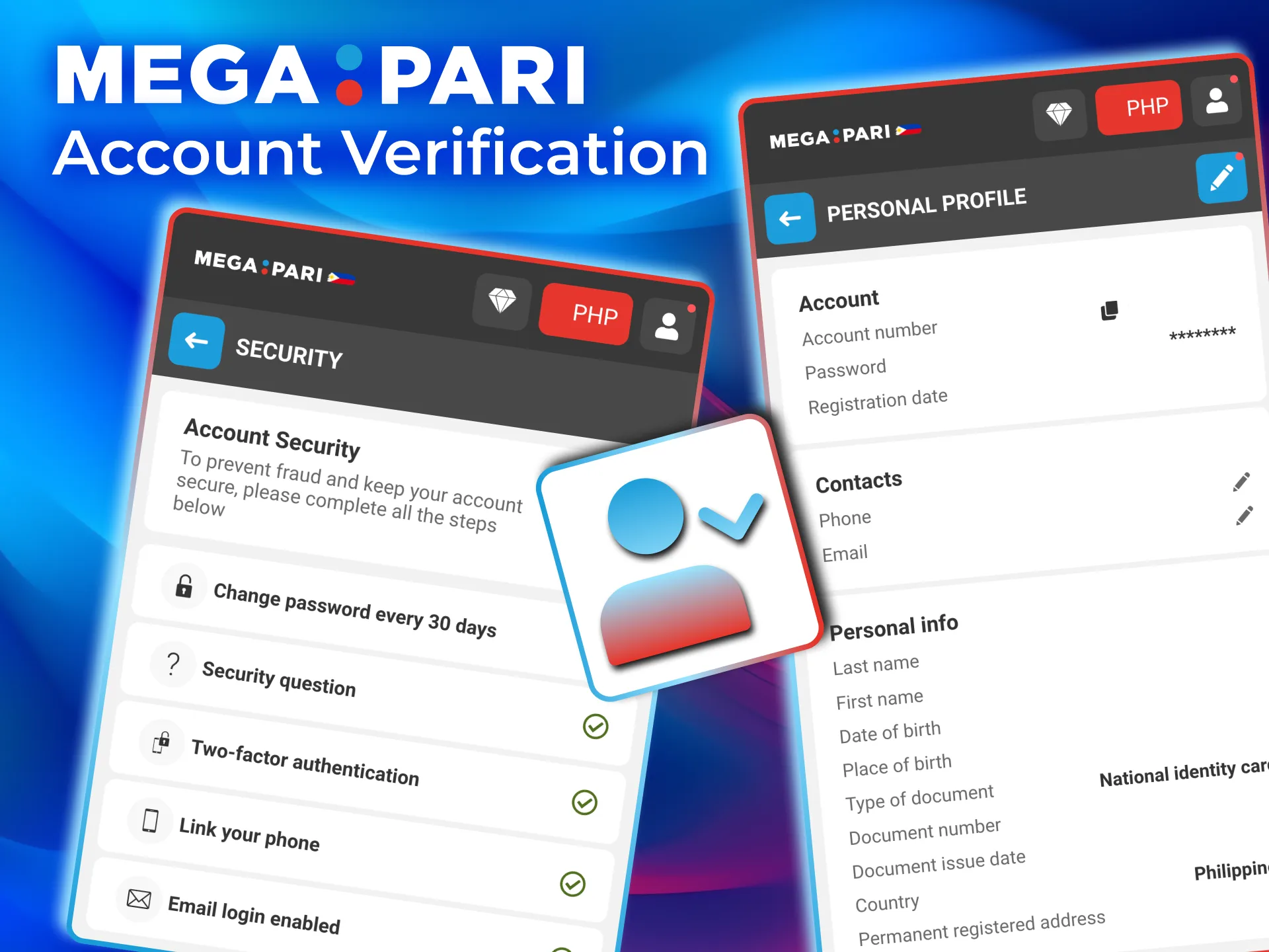 Megapari verification secures funds, prevents fraud, and confirms player identity.
