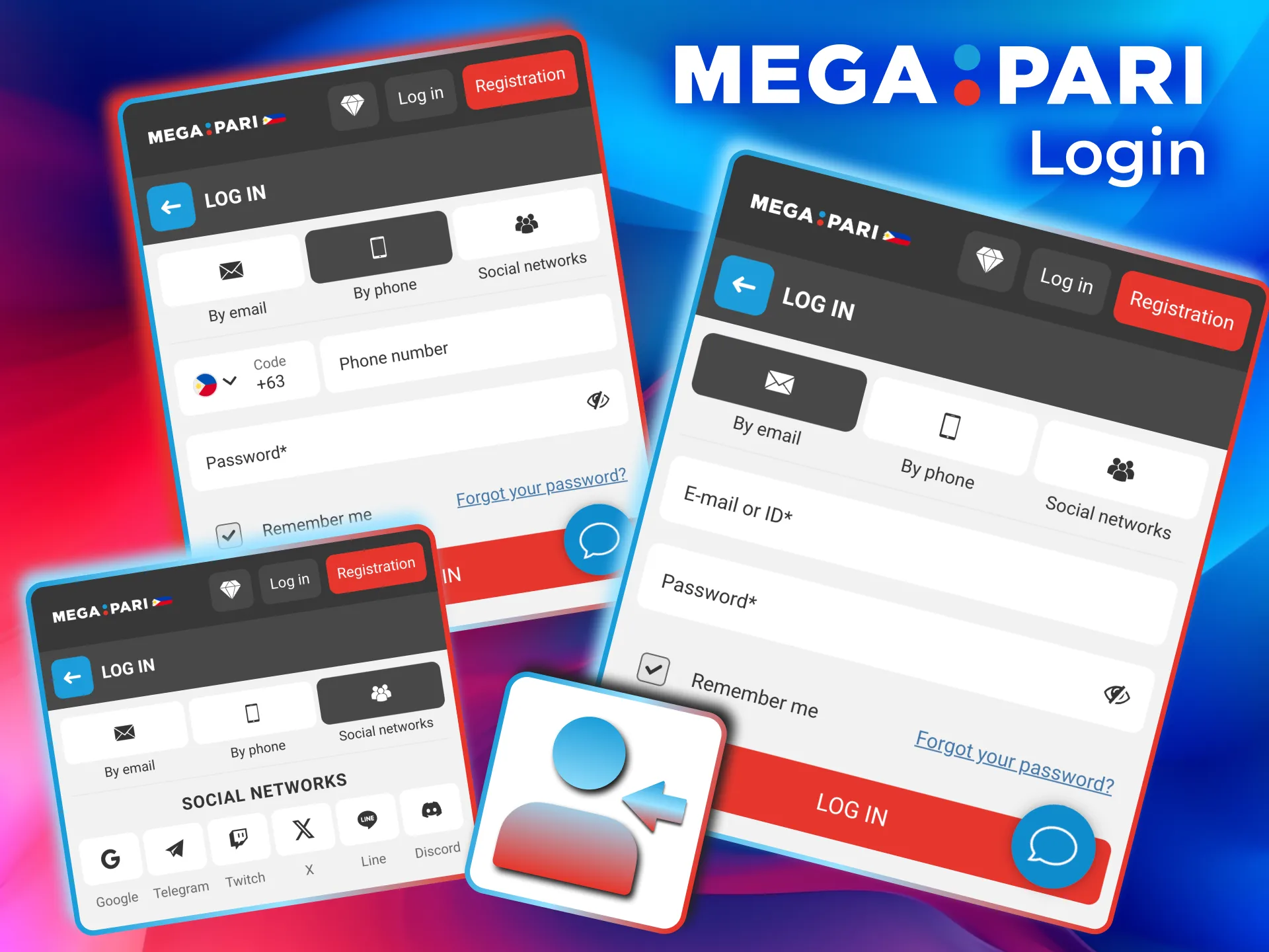 Enter details and confirm to log into your Megapari account.