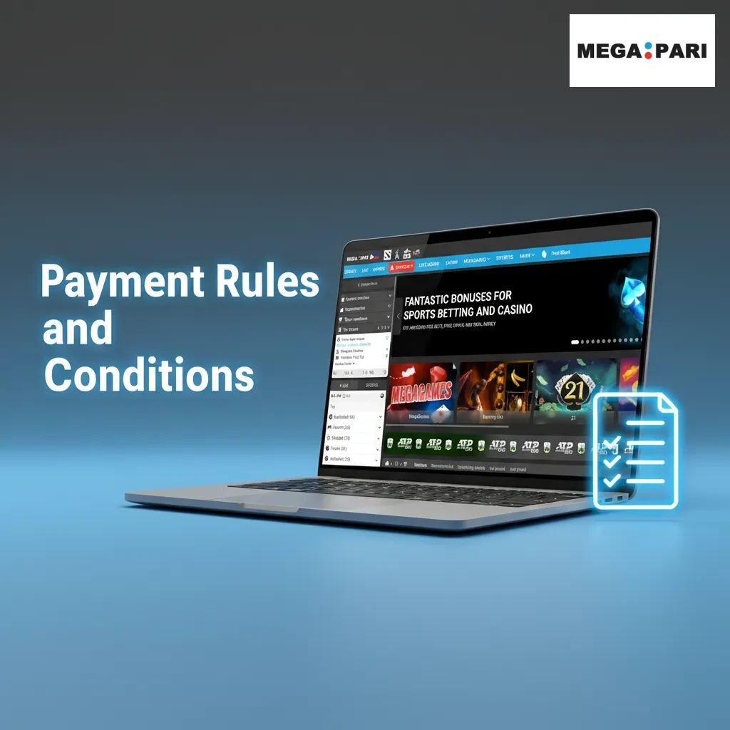 Infographic: MegaPari PH payment rules—name match, same-method withdrawals, KYC, turnover, PHP, 0% platform fee, network fees