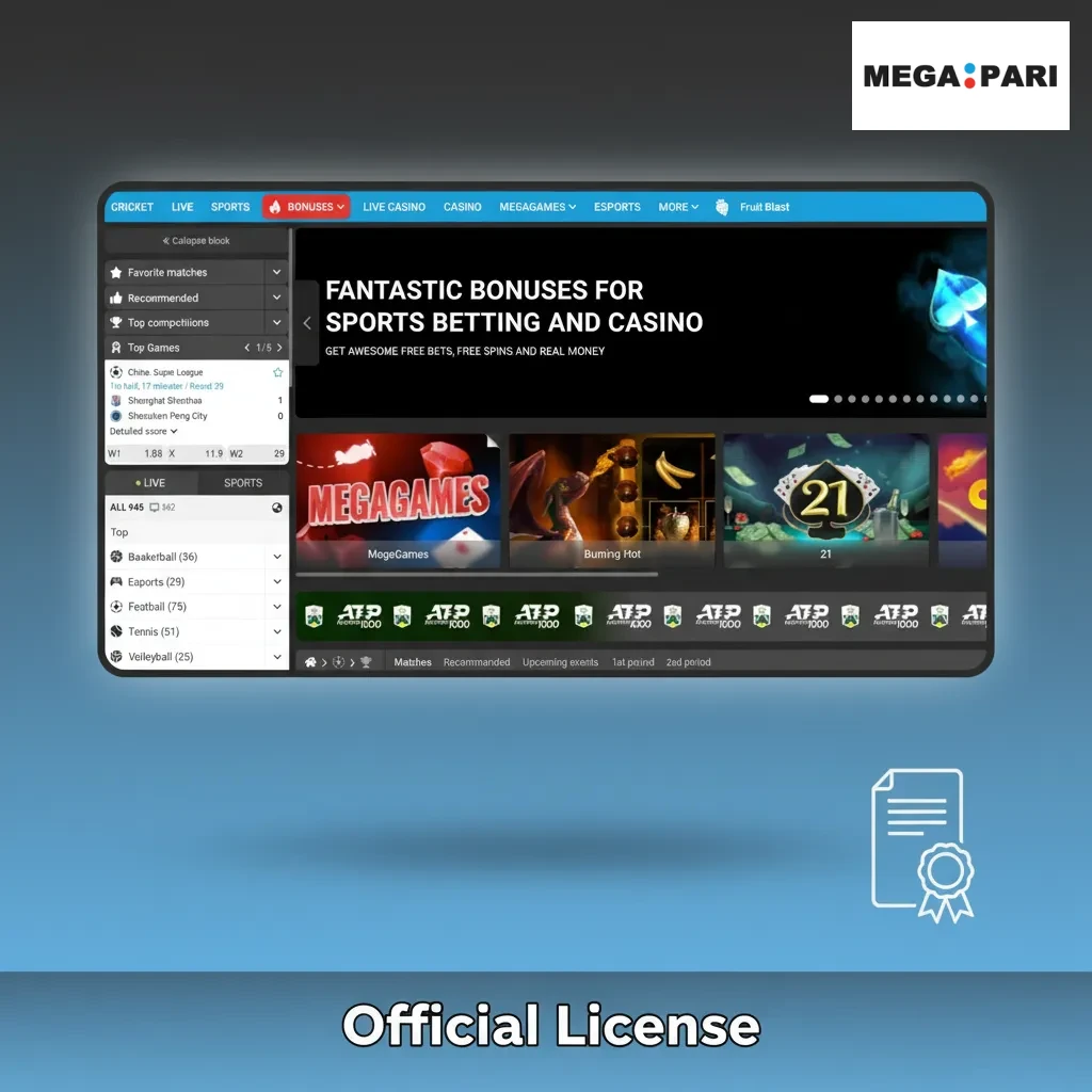 Official license badge; issuer and validity in footer/Terms; international remote gaming license assures fair, audited play