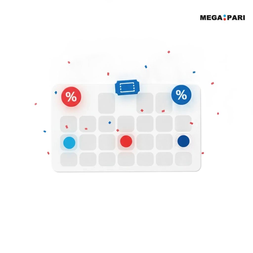 MegaPari Philippines promo code: 200% on first two deposits up to ₱27,000; enter during sign-up or in Cashier.