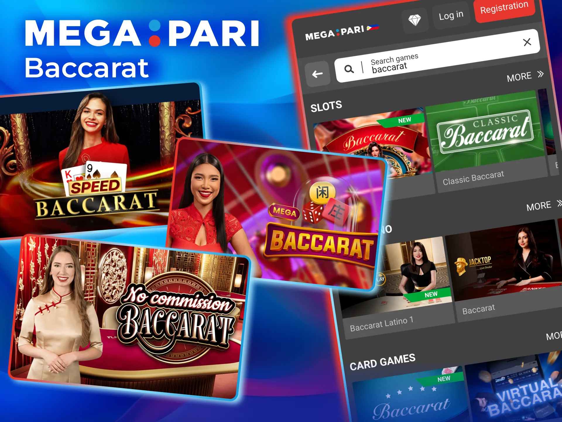 Filipino players enjoy Megapari baccarat with quick rounds and side bets.