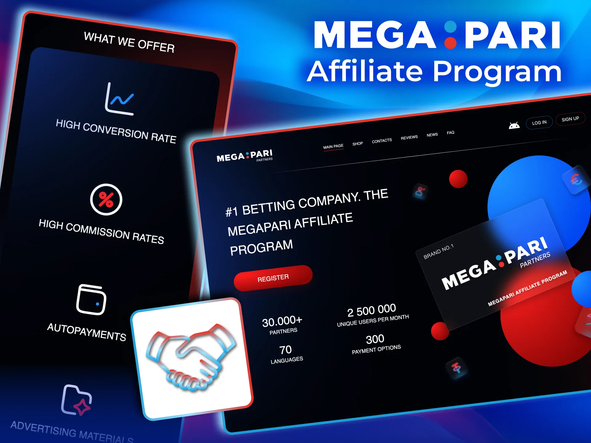 Join Megapari Affiliate Program with revenue share, CPA deals, and scalable earnings.