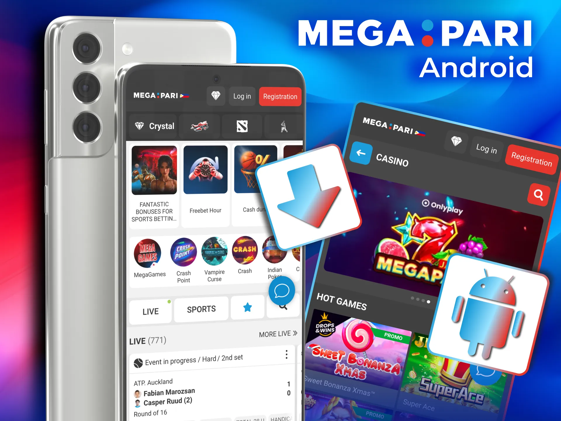 Download Megapari APK for quick bets, secure login, and mobile notifications.