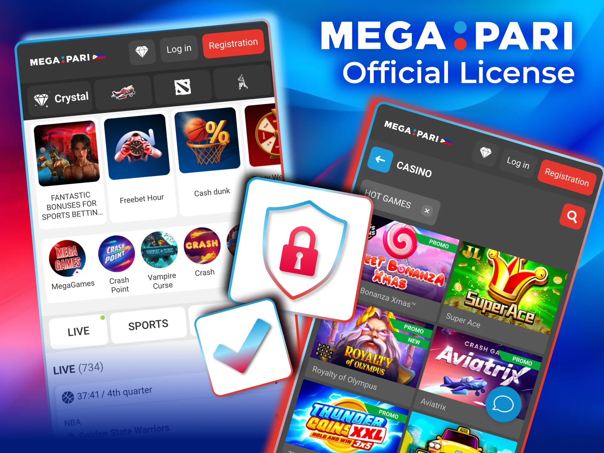 Licensed Megapari platform ensures compliance, audits, and trusted gaming standards.