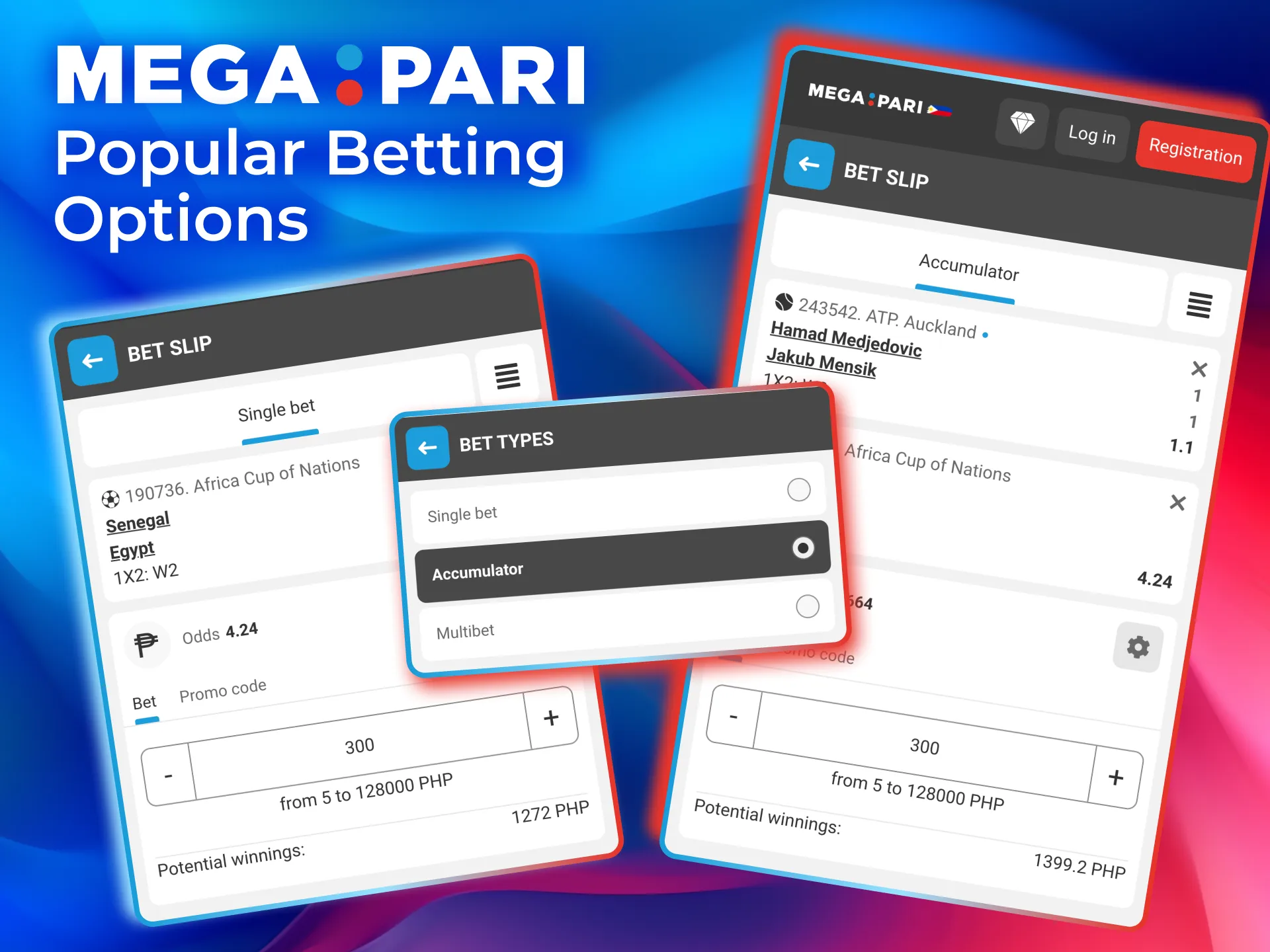 Megapari offers Multi Live, Line, and Live Betting for every style.