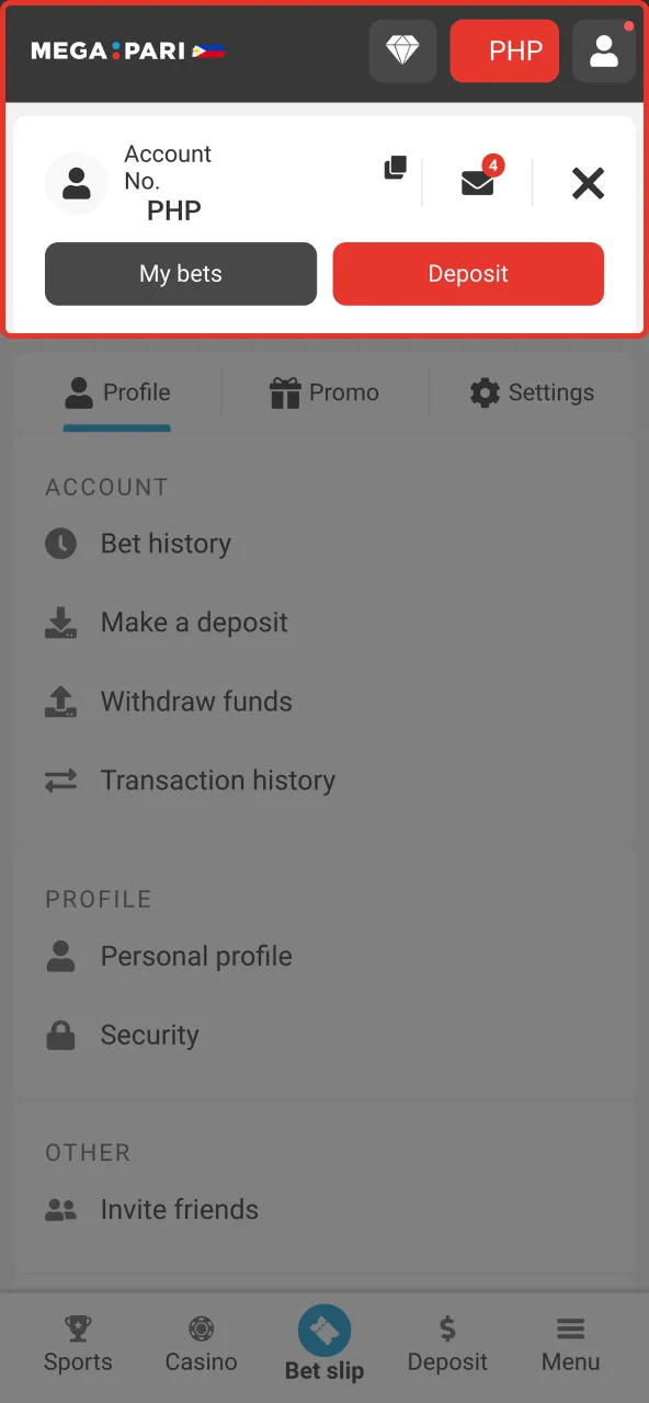 Track your Megapari funds, e-wallets pay out in under an hour, others vary.